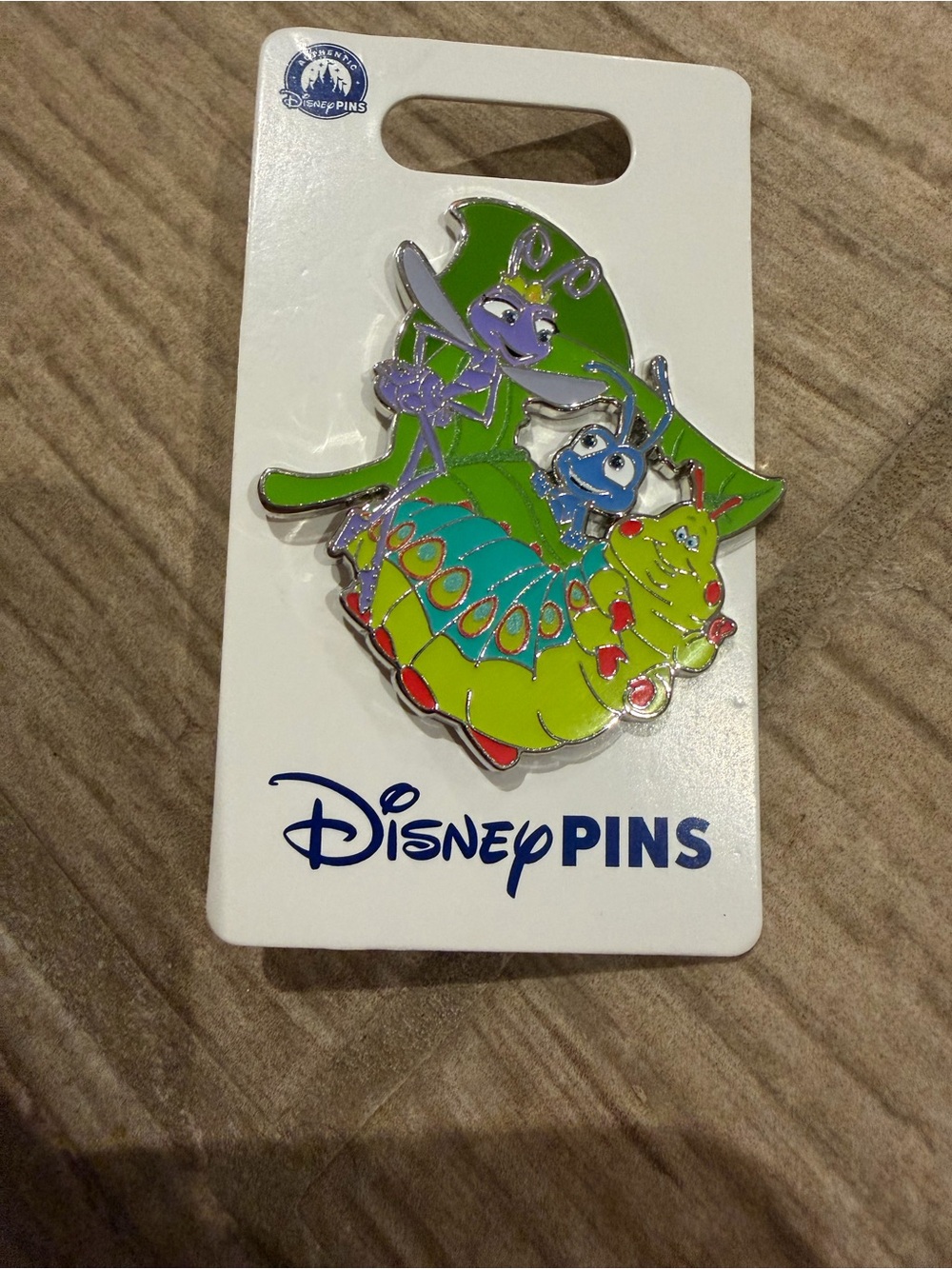 Disney it’s tough to be a bug Enamel Pin with Blue and Purple Accents